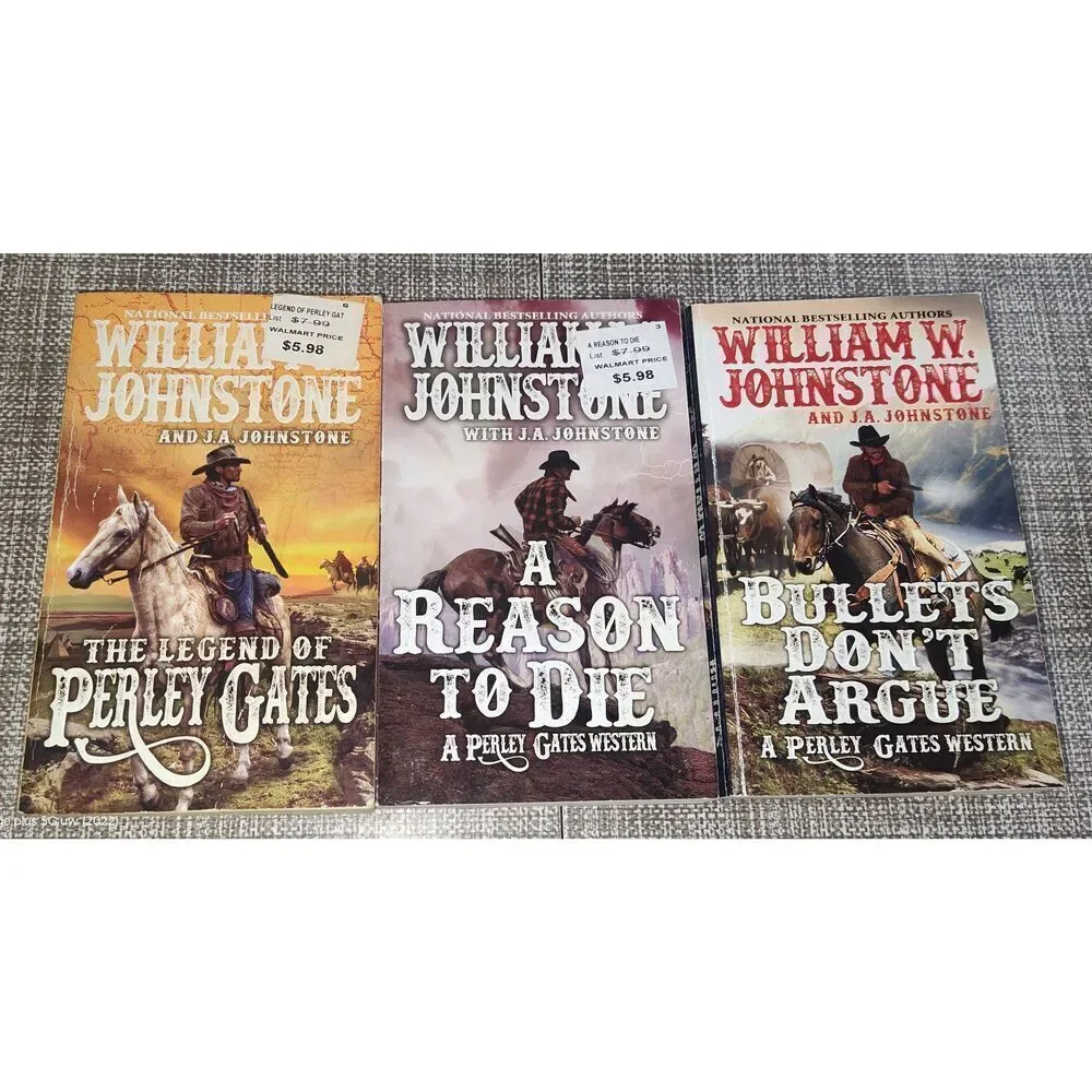 Perley Gates Series 3/7 Western William Johnstone paperback